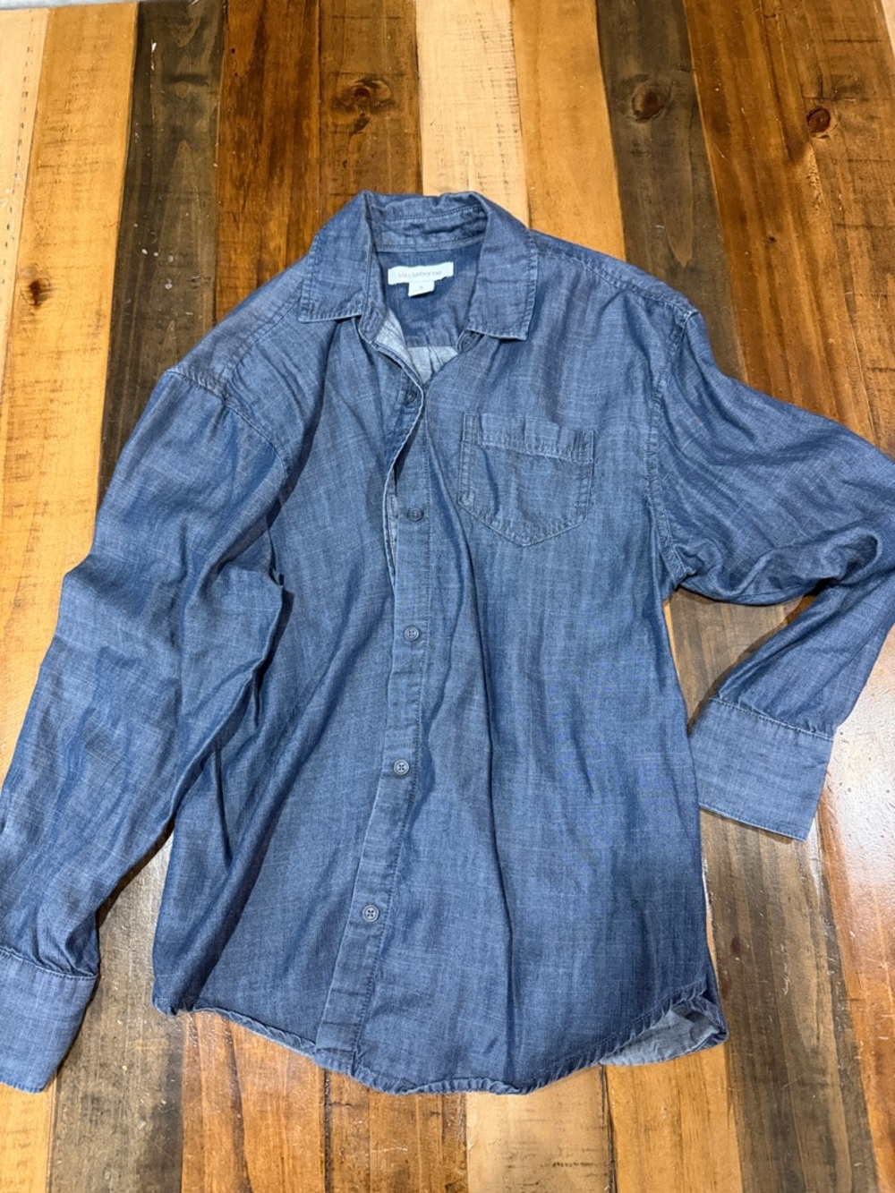 Liz Claiborne Blue Denim Shirt